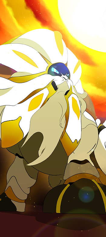 Solgaleo and Litten, Pokemon, video game, Pokémon: Sun and Moon HD phone wallpaper