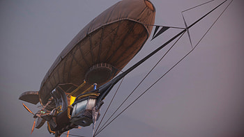 Zeppelin dirigible art, ArtStation HD wallpaper