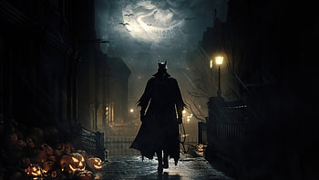 Batman Gothic Halloween, batman, halloween, superheroes, artist, artwork, digital-art, artstation HD wallpaper