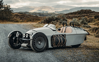 2023, Morgan Super 3, , front view, retro supercar, racing cars, British cars, Morgan HD wallpaper