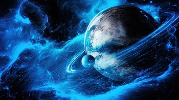 Cosmos Planet , planet, digital-universe, artist, artwork, digital-art, artstation HD wallpaper