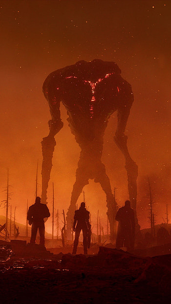 Co op shooter, outriders, game HD phone wallpaper