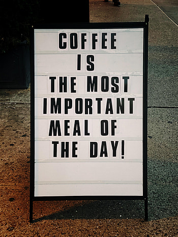 Coffee, Words, Phrase, Sign, Signboard HD phone wallpaper