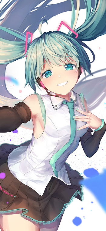 Hatsune Miku Vibes: Vibrant Anime Vocaloid , Hatsune Miku, Anime, Vocaloid HD phone wallpaper