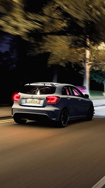 A45 AMG, AMGGT, forza, forzahorizon4, rolling, automotive_design, fast, car, sportcar, vehicle HD phone wallpaper