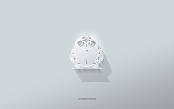 Cancer sign, white background, Cancer 3d sign, 3d art, Cancer, 3d Cancer emblem, creative art, Cancer zodiac sign HD wallpaper