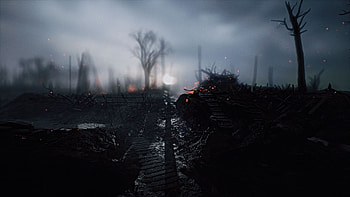 Tank, Trenches, Battlefield 1, Video Game, Destruction, Battlefield HD wallpaper