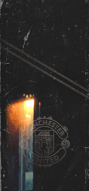 Manchester United, art, manchesterunited, black HD phone wallpaper