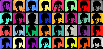 Beatles, Pop Art HD wallpaper