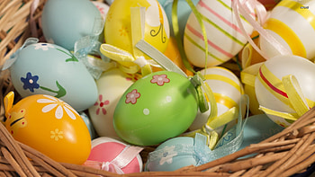 Easter Eggs, Colourful, Eggs, Easter HD wallpaper
