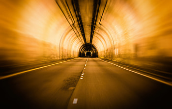 Miscellanea, Miscellaneous, Blur, Smooth, Immersion, Tunnel, Underground HD wallpaper
