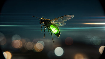 Emerald Glow Firefly —, Firefly (bug) HD wallpaper