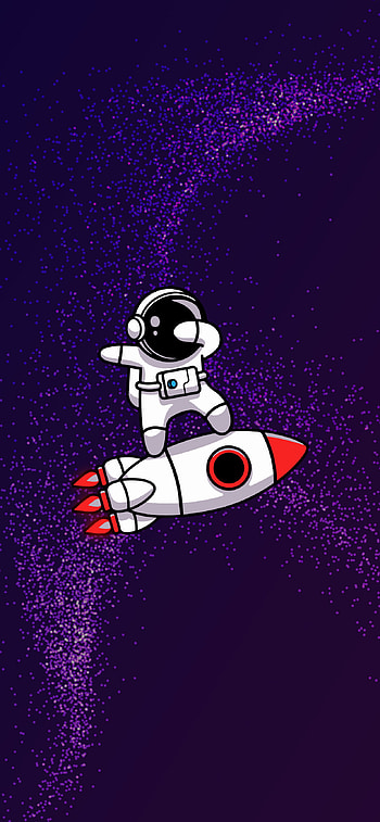 Cute Astronaut , Cartoon Astronaut HD phone wallpaper