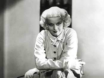 Jean Harlow, sexy, beautiful, actress, blonde HD wallpaper