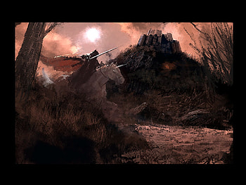 Knight, horse, fantasy, rider, warrior HD wallpaper
