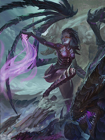 Kerrigan artwork, High-quality , Epic heroine, Gaming aesthetics HD phone wallpaper
