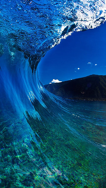 Ocean, Glossy HD phone wallpaper