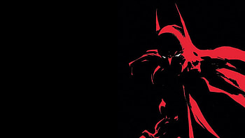 batman in red and black background HD wallpaper