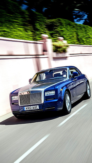 Rolls Royce, Blue HD phone wallpaper