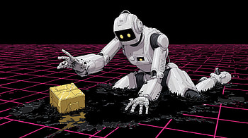Not Good Enough — Sci‑Fi Robot's Futile Reach, Sci Fi, robot HD wallpaper