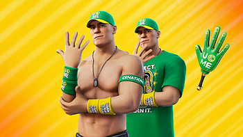 Green, Dress, John Cena, Skin, Fortnite Fortnite HD wallpaper