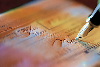 Macro, Miscellanea, Miscellaneous, Pen, Signature, Receipt, Cheque HD wallpaper