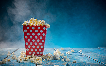 Popcorn, Food graphy , Appetizing , Bokeh effect HD wallpaper
