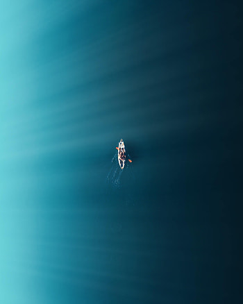 Water, View From Above, Miscellanea, Miscellaneous, Boat, Deep, Deeply HD phone wallpaper