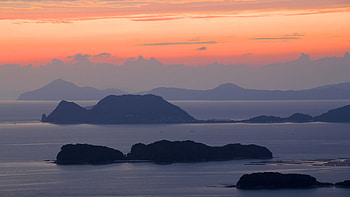Twilight Islands , twilight, island, nature HD wallpaper