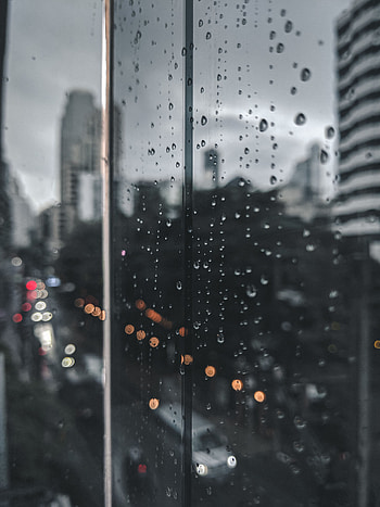 Drops, Macro, Glare, Wet, Glass, Bokeh, Boquet HD phone wallpaper
