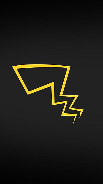 Pickachu logo, pokemon, anime HD phone wallpaper