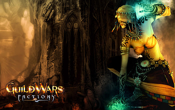 Covered EYE..., adventure, fantasy, game, , girl, guild wars HD wallpaper