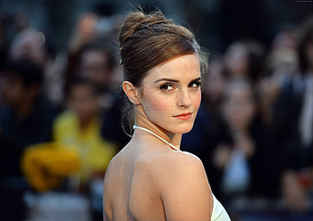 Emma Watson In White Dress, emma-watson, celebrities, girls, white HD wallpaper