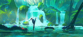 Bird River Digital Art , bird, artist, artwork, digital-art, artstation HD wallpaper