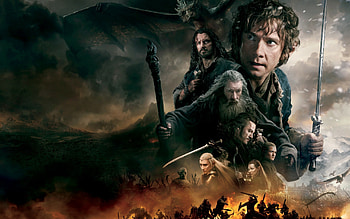 The Hobbit, Battle of the Five Armies, Chaos , Epic climax HD wallpaper