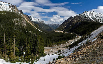 north cascades washington usa, valley, washington, tree, mountain HD wallpaper