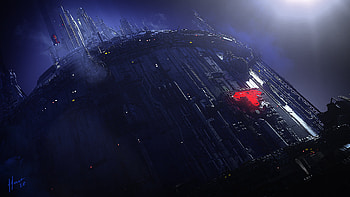 El Camino - Terraformic INC Mining facility, Sci Fi, Structure, futuristic, spaceship, Science Fiction HD wallpaper