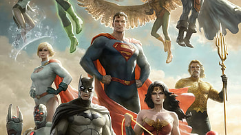 Justice League Team Artwork, justice-league, superheroes, artwork HD wallpaper