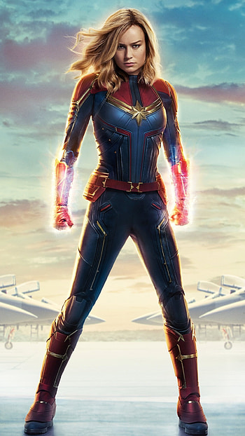 Captain Marvel, Supergirl Captain Marvel HD phone wallpaper