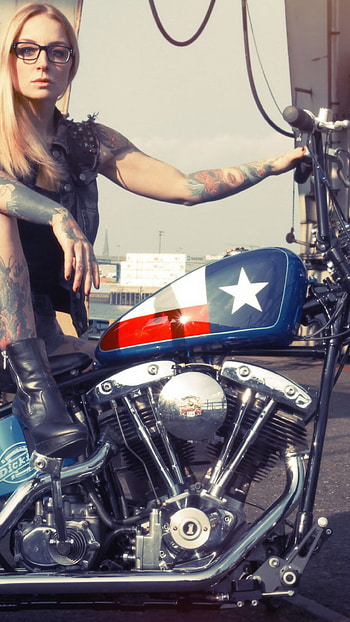 Motorcycle allure, Enigmatic charm, Captivating aura, Powerful machine HD phone wallpaper