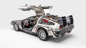 DeLorean DMC-12, Back to the Future, , John Johnson HD wallpaper