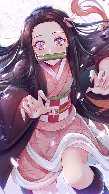 Nezuko, Demon Slayer HD phone wallpaper