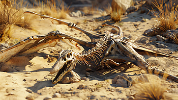 Majestic Dinosaur Fossil, fossil HD wallpaper