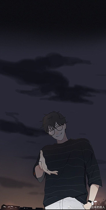 Here u are 1, sky, here_u_are, manga HD phone wallpaper
