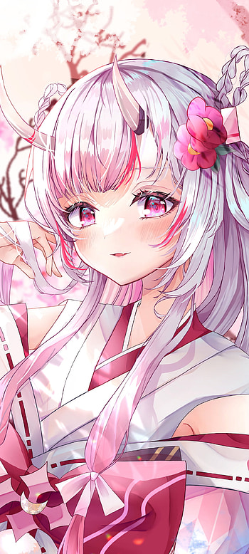 Nakiri Ayame, Anime, Virtual Youtuber HD phone wallpaper