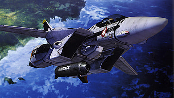 Aircraft Macross In Crunch HD wallpaper
