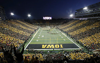 Iowa Hawkeyes Football, Kinnick Stadium, Iowa City, American football stadium HD wallpaper