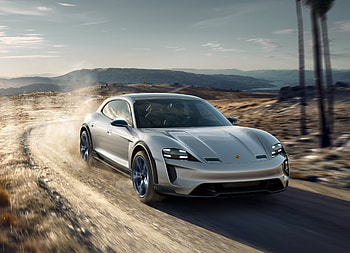 Sports car, Porsche Mission E Cross Turismo, geneva 2018 HD wallpaper