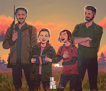 Tv Show & Video Game Crossover, Joel (The Last of Us), Ellie (The Last of Us), TV Show, The Last Of Us HD wallpaper