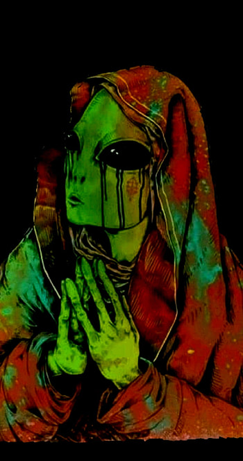 Alien, spiritual, space HD phone wallpaper